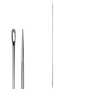 16" Single Straight Round Point Needle