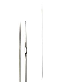 18" Double Straight Round Point Needle