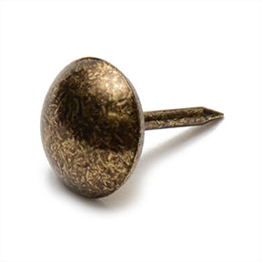 #9 Nail 7/16" Head 1/2" Nail - Antique Brass