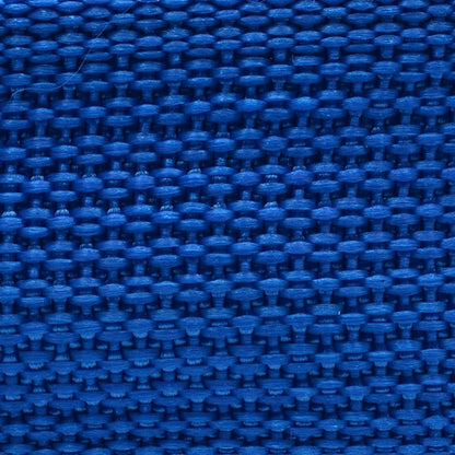 General purpose webbing for garment and bag applications. Polypropylene webbing has a softer hand but less strength than Nylon webbings., Product for indoor use only.